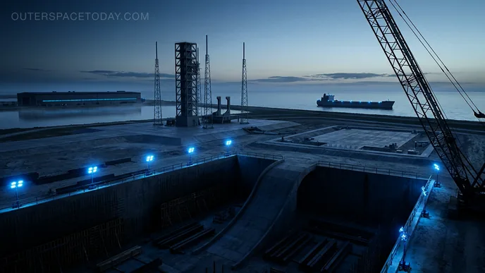 OST Daily October 16, 2026 — Blue Origin will add two New Glenn launch pads in Florida, buy two more landing ships and build a plant for up to 150 upper stages; the Space Force picked Raytheon to modernize its ground-based early warning radars; and the UK Space Agency picked ClearSpace for a £61 million ($81 million) mission to remove two defunct UK-registered satellites.